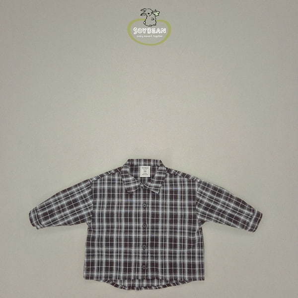 Soybean - Korean Children Fashion - #designkidswear - Boxy Check Shirt - 8