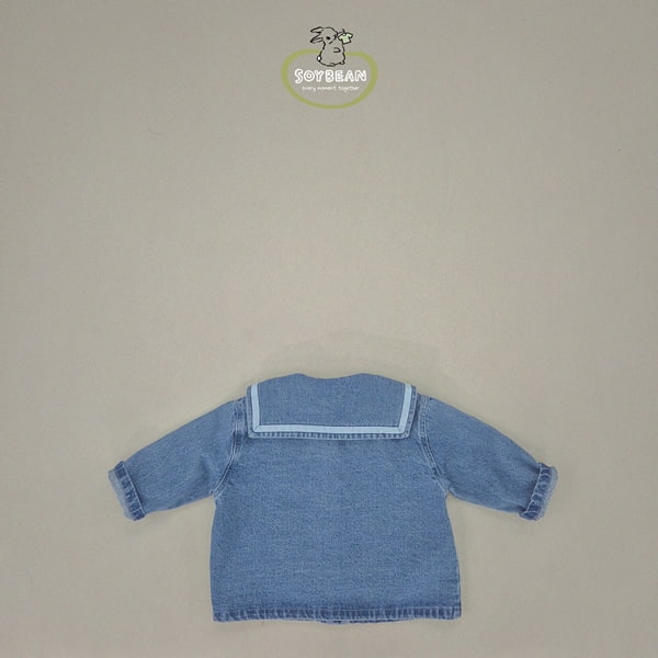 Soybean - Korean Children Fashion - #discoveringself - Sailor Denim Jacket - 9