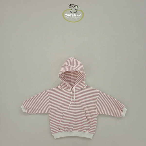 Soybean - Korean Children Fashion - #discoveringself - Stripe Hood Top - 8