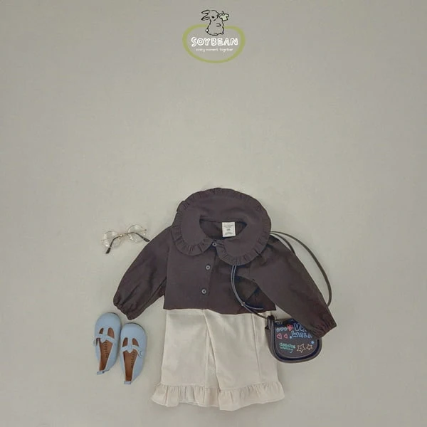 Soybean - Korean Children Fashion - #discoveringself - Frill Blouse - 5