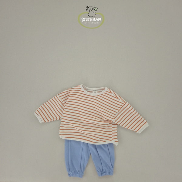 Soybean - Korean Children Fashion - #fashionkids - Stripe Piping Sweatshirts - 7