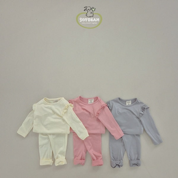 Soybean - Korean Children Fashion - #fashionkids - Frill Easywear