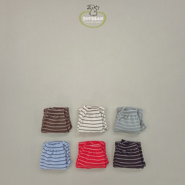 Soybean - Korean Children Fashion - #fashionkids - Stripe Jogger Pants