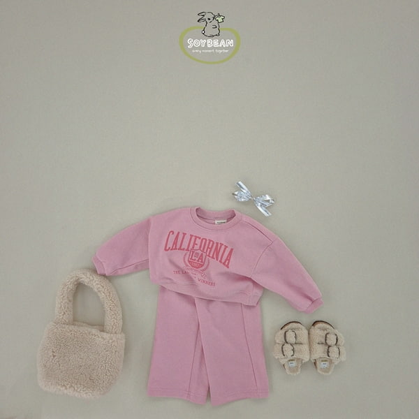 Soybean - Korean Children Fashion - #fashionkids - California Top Bottom Set - 3