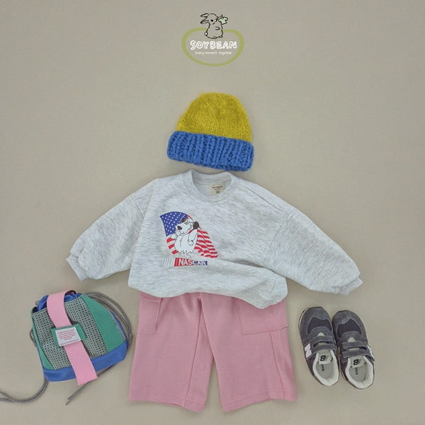 Soybean - Korean Children Fashion - #kidsshorts - Vintage Puppy Sweatshirts - 10