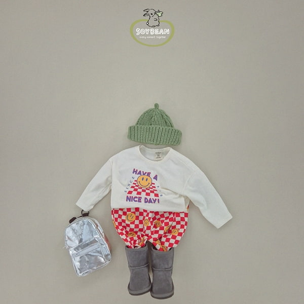 Soybean - Korean Children Fashion - #kidsshorts - Smile Jogger Pants - 5