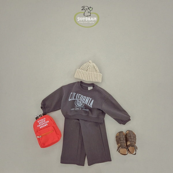 Soybean - Korean Children Fashion - #fashionkids - California Top Bottom Set - 4