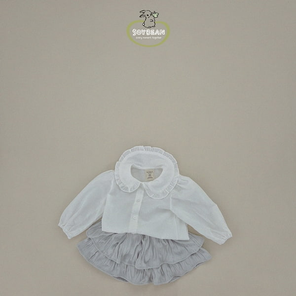 Soybean - Korean Children Fashion - #kidsshorts - Frill Blouse - 7