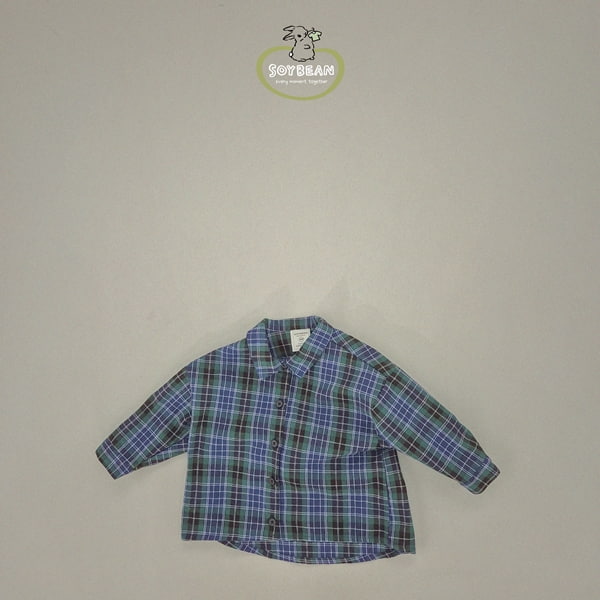 Soybean - Korean Children Fashion - #kidsstore - Boxy Check Shirt - 12