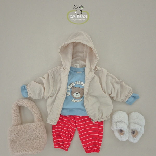 Soybean - Korean Children Fashion - #kidzfashiontrend - Love Bear Sweatshirts - 11