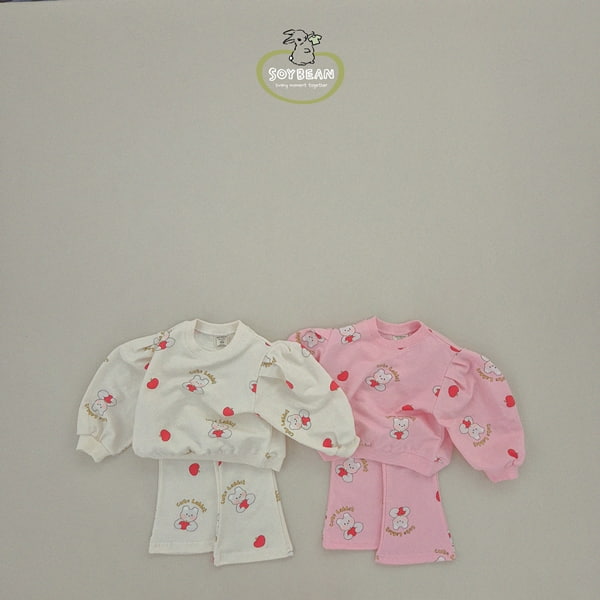 Soybean - Korean Children Fashion - #littlefashionista - Rabbit Bootscut Set