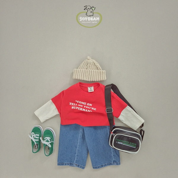 Soybean - Korean Children Fashion - #Kfashion4kids - Superman Layered Tee - 4