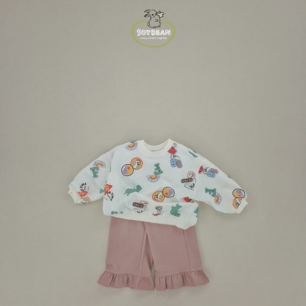 Soybean - Korean Children Fashion - #magicofchildhood - Bottom Frill Cotton Pants - 11