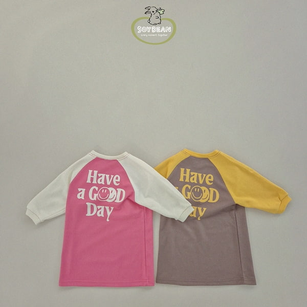 Soybean - Korean Children Fashion - #magicofchildhood - Raglan One-piece