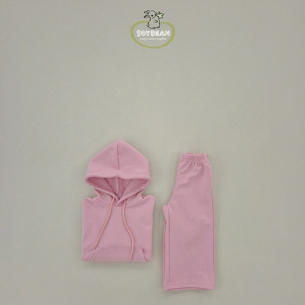 Soybean - Korean Children Fashion - #magicofchildhood - Hood Wide Top Bottom Set - 10