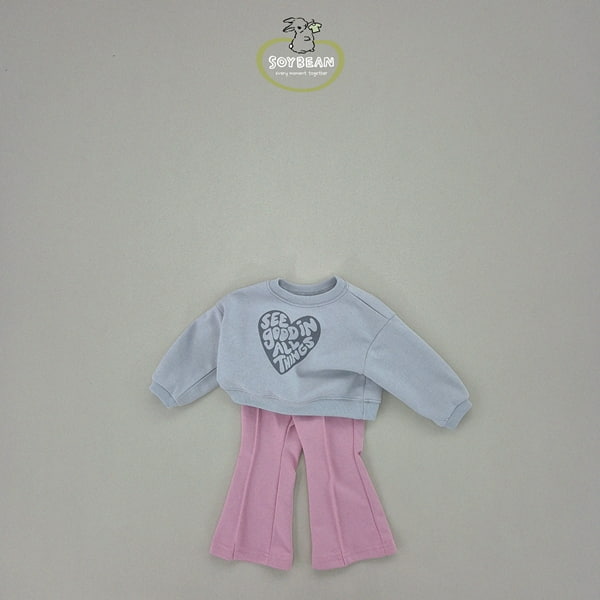 Soybean - Korean Children Fashion - #magicofchildhood - Crop Heart Sweatshirts - 6