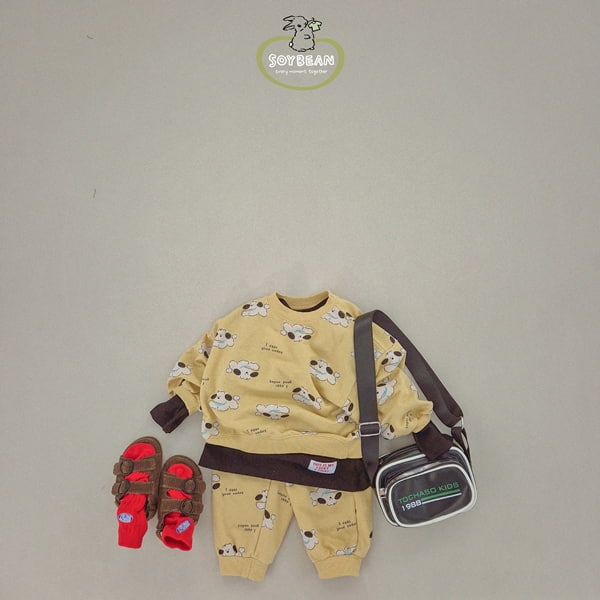 Soybean - Korean Children Fashion - #magicofchildhood - Puppy Top Bottom Set - 4