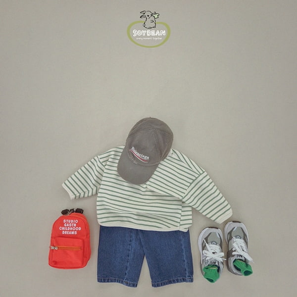 Soybean - Korean Children Fashion - #minifashionista - Wide Denim Pants - 7