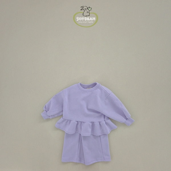 Soybean - Korean Children Fashion - #minifashionista - Frill Top Bottom Set - 9