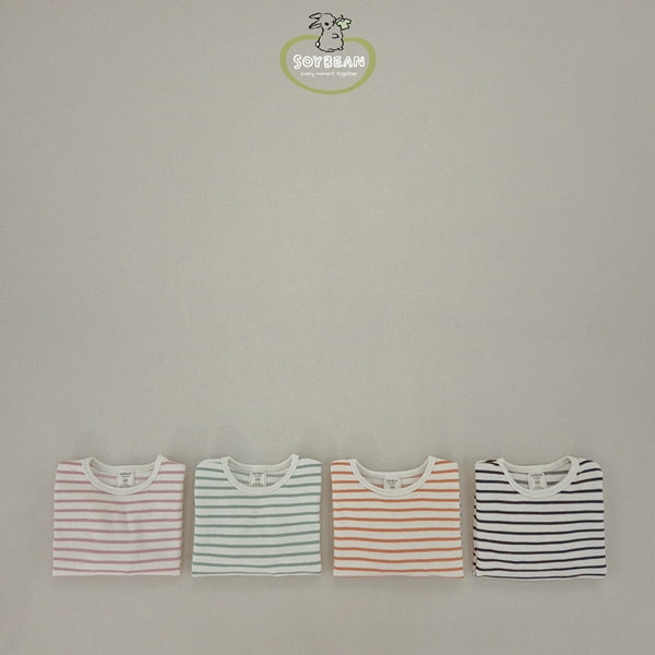 Soybean - Korean Children Fashion - #prettylittlegirls - Stripe Piping Sweatshirts