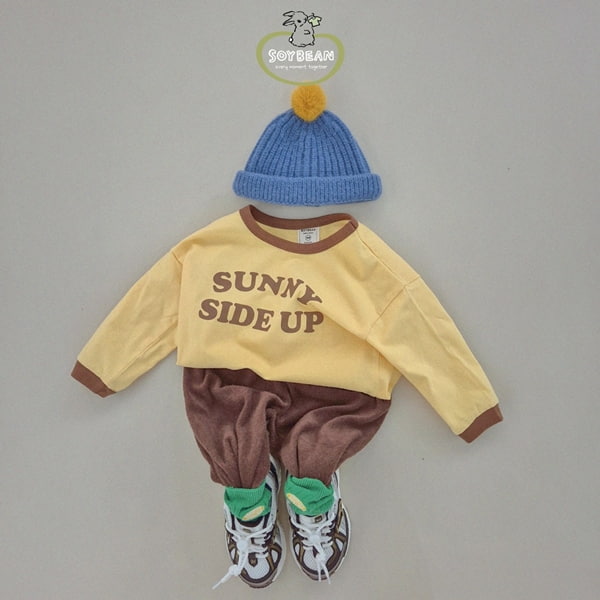 Soybean - Korean Children Fashion - #prettylittlegirls - Sunny Terry Top Bottom Set - 12