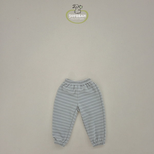 Soybean - Korean Children Fashion - #prettylittlegirls - Stripe Jogger Pants - 9