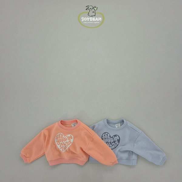 Soybean - Korean Children Fashion - #prettylittlegirls - Crop Heart Sweatshirts - 8