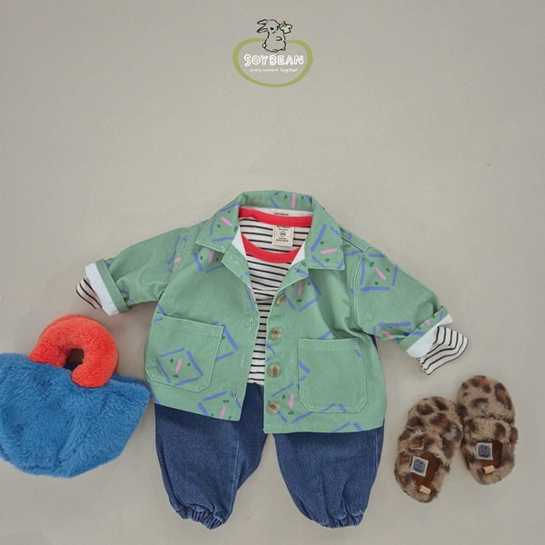 Soybean - Korean Children Fashion - #stylishchildhood - Square French Jacket - 11