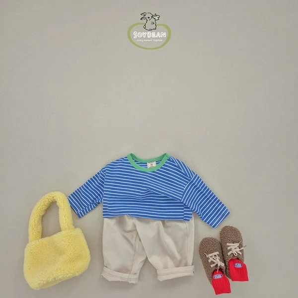 Soybean - Korean Children Fashion - #stylishchildhood - Captin Stripe Tee - 6