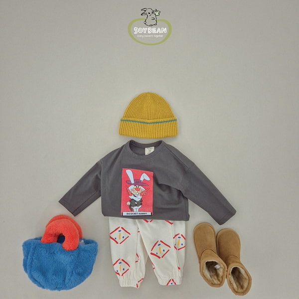 Soybean - Korean Children Fashion - #toddlerclothing - Rabbit Tee - 4