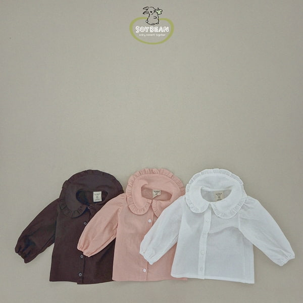 Soybean - Korean Children Fashion - #stylishchildhood - Frill Blouse