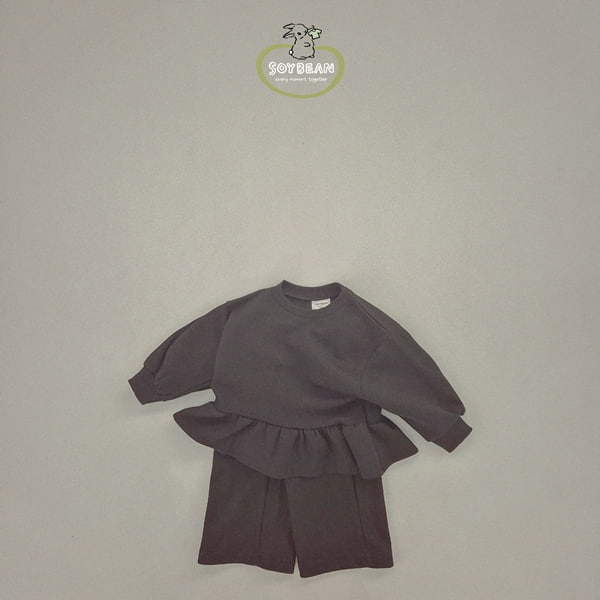 Soybean - Korean Children Fashion - #todddlerfashion - Frill Top Bottom Set - 11