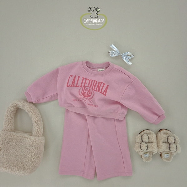 Soybean - Korean Children Fashion - #todddlerfashion - California Top Bottom Set - 12