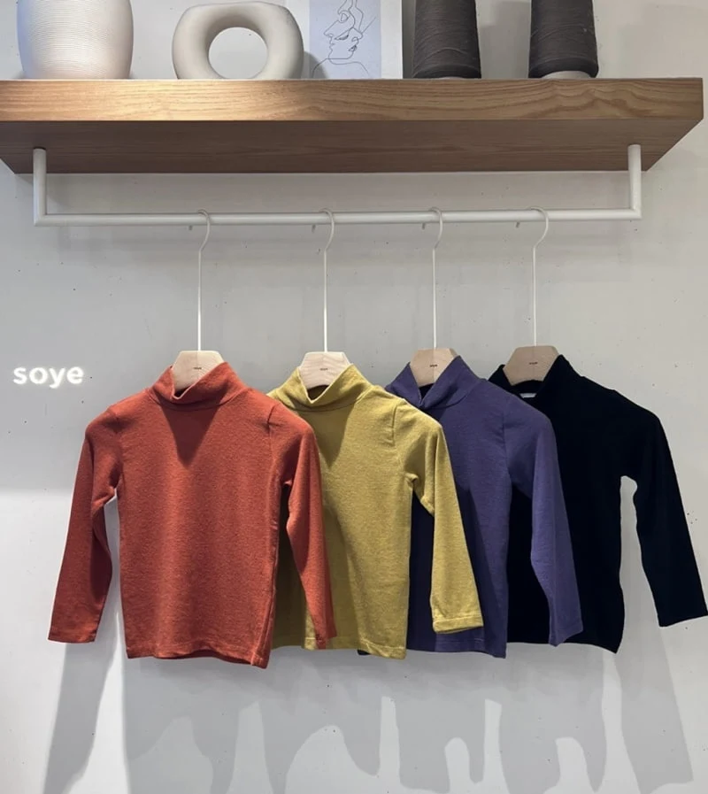 Soye - Korean Children Fashion - #Kfashion4kids - Cami Turtleneck Tee - 6