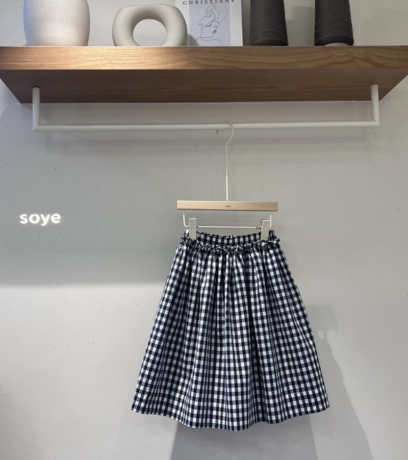 Soye - Korean Children Fashion - #childofig - Full Check Skirt - 2