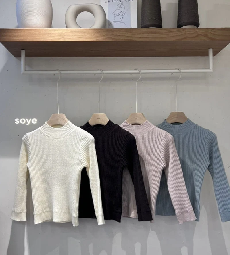 Soye - Korean Children Fashion - #childofig - Basic Turtleneck Tee