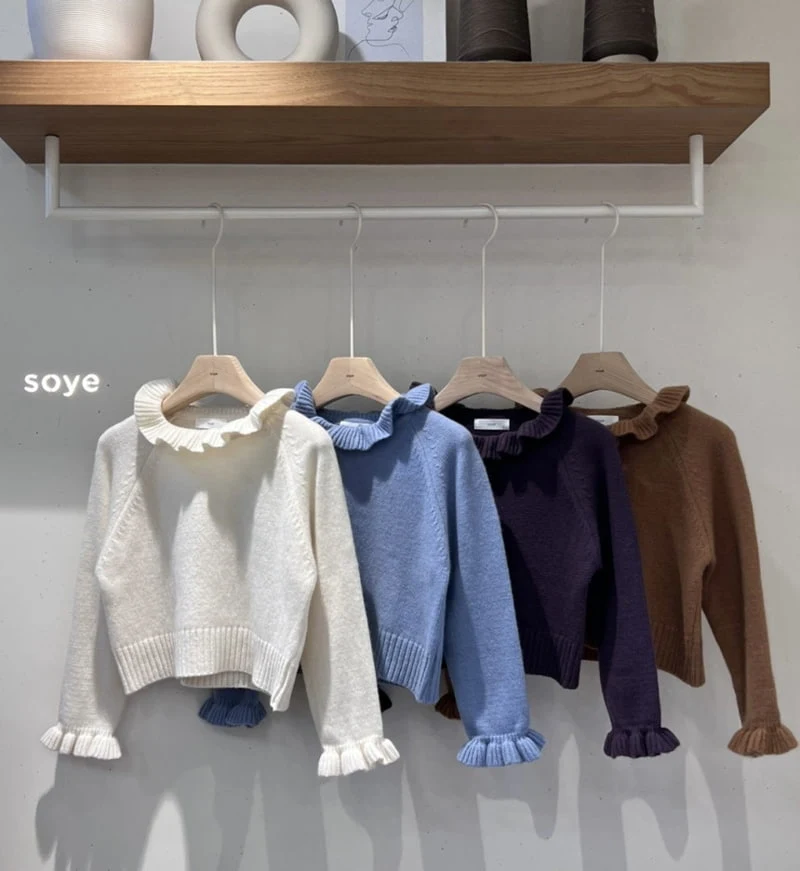 Soye - Korean Children Fashion - #kidzfashiontrend - Cathy Frill Knit Pullover