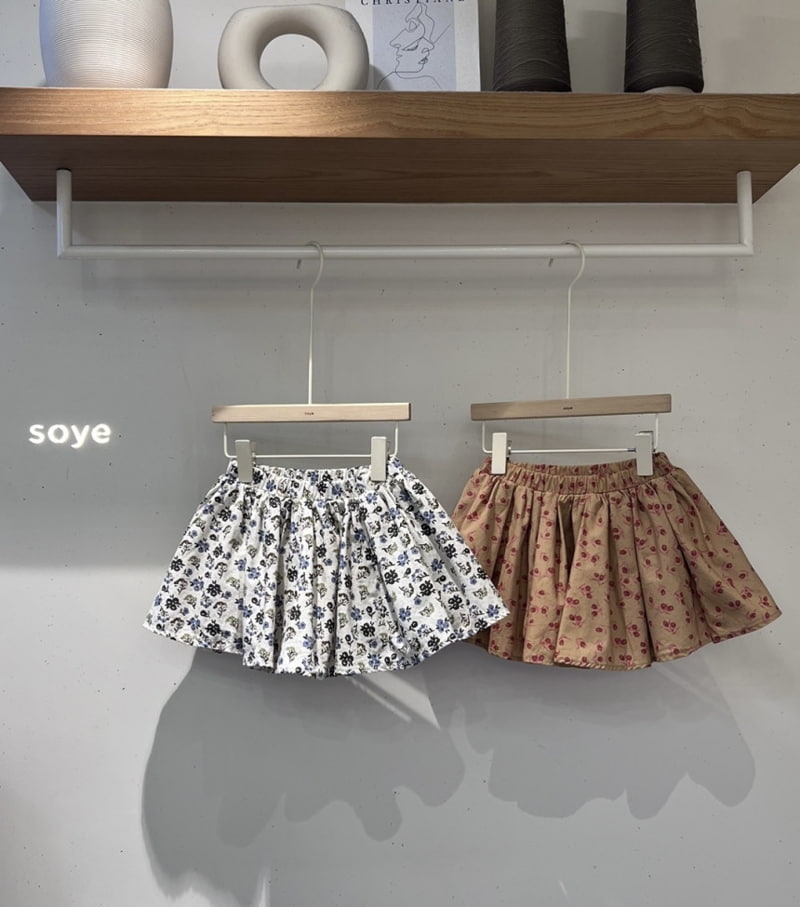 Soye - Korean Children Fashion - #minifashionista - Flower Skirt