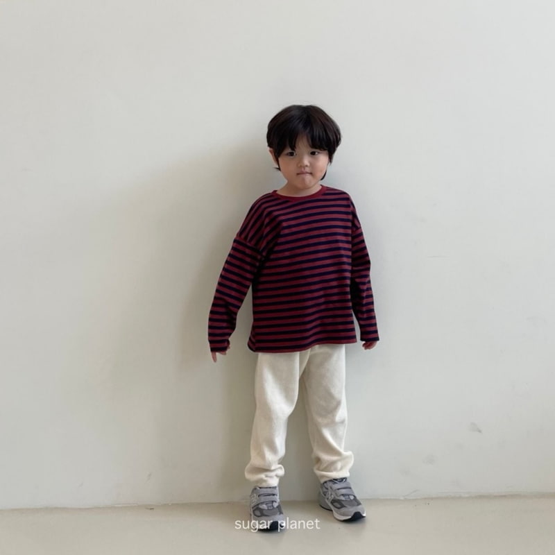 Sugar Planet - Korean Children Fashion - #Kfashion4kids - Funny Stripe Tee - 12