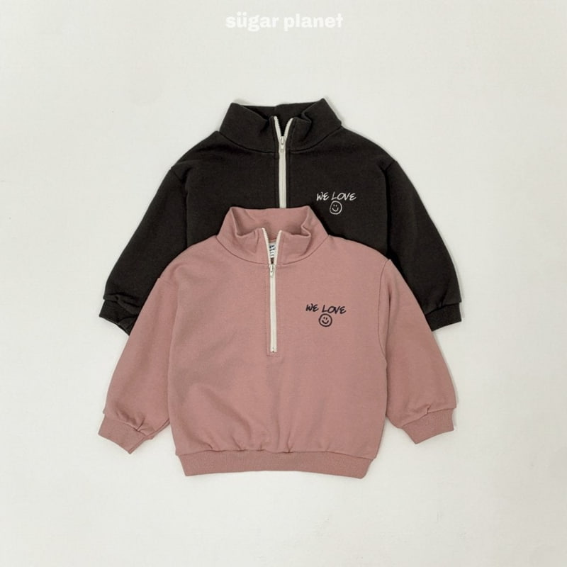 Sugar Planet - Korean Children Fashion - #childofig - We Love Half Zip-up