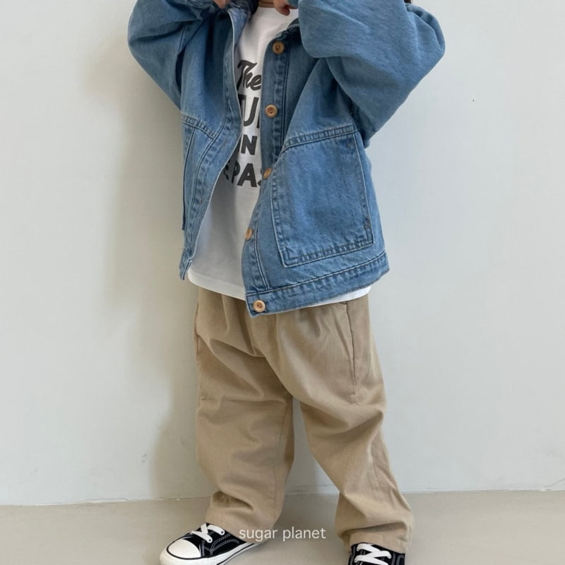 Sugar Planet - Korean Children Fashion - #childofig - Stitch Pants - 4