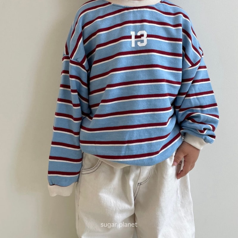 Sugar Planet - Korean Children Fashion - #designkidswear - 13 Stripe Sweatshirts - 12