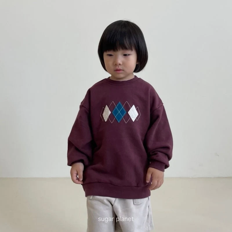 Sugar Planet - Korean Children Fashion - #designkidswear - Argyle Sweatshirts - 10