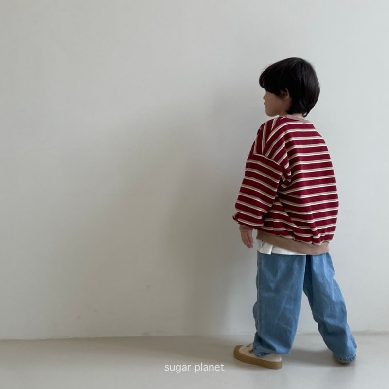 Sugar Planet - Korean Children Fashion - #designkidswear - Slit Pattern Denim Pants - 10