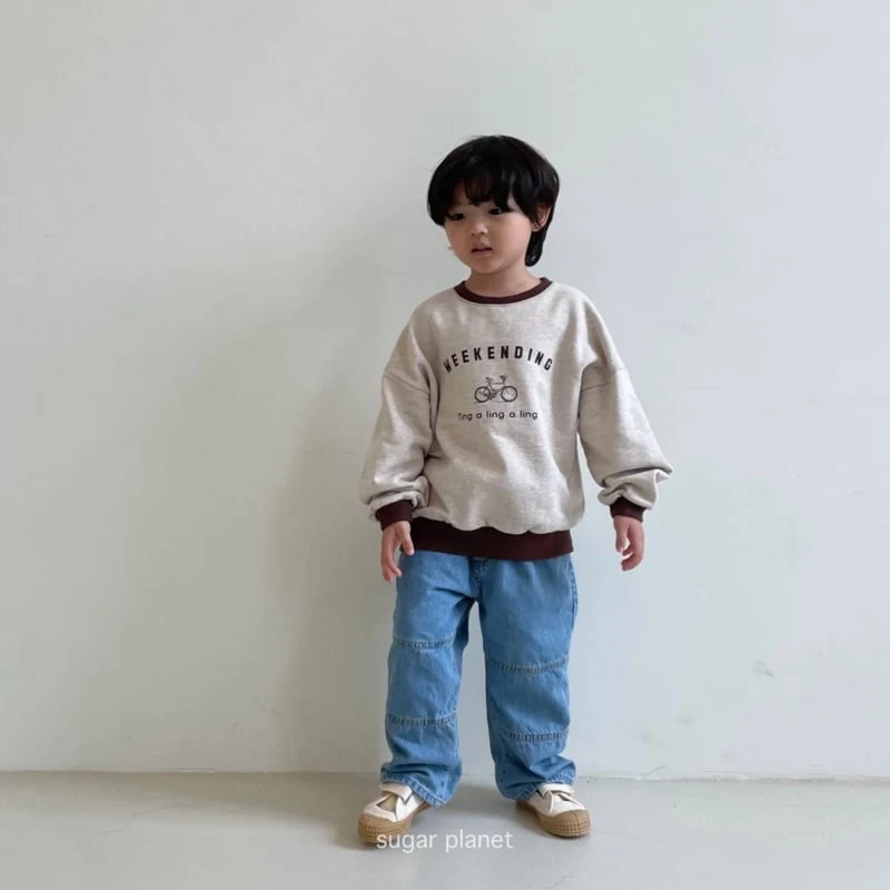 Sugar Planet - Korean Children Fashion - #discoveringself - We Can Colored Sweatshirts - 3