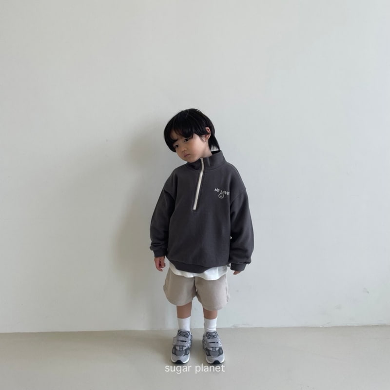 Sugar Planet - Korean Children Fashion - #fashionkids - We Love Half Zip-up - 5