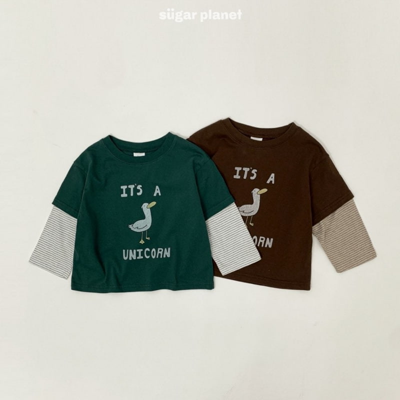 Sugar Planet - Korean Children Fashion - #fashionkids - Unicorn Layered Tee