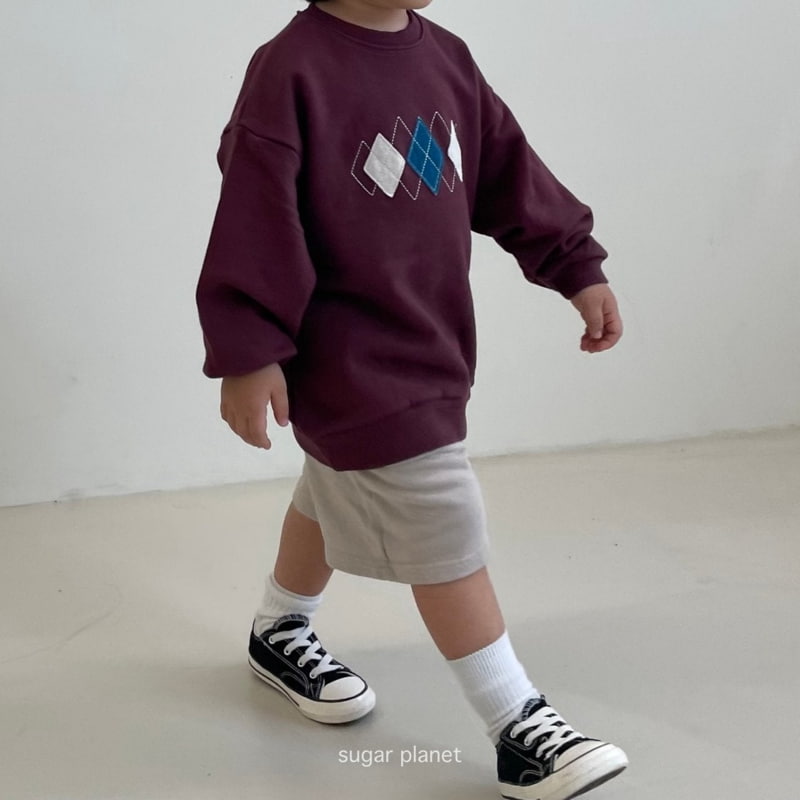 Sugar Planet - Korean Children Fashion - #fashionkids - Argyle Sweatshirts - 12