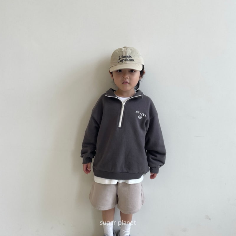 Sugar Planet - Korean Children Fashion - #littlefashionista - We Love Half Zip-up - 10