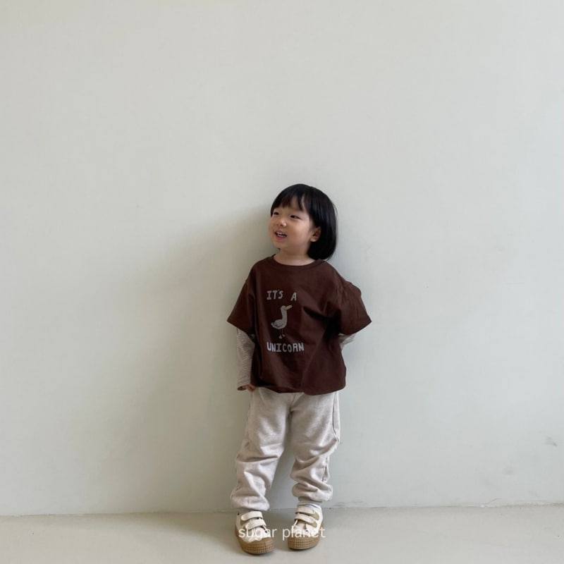 Sugar Planet - Korean Children Fashion - #littlefashionista - Unicorn Layered Tee - 6